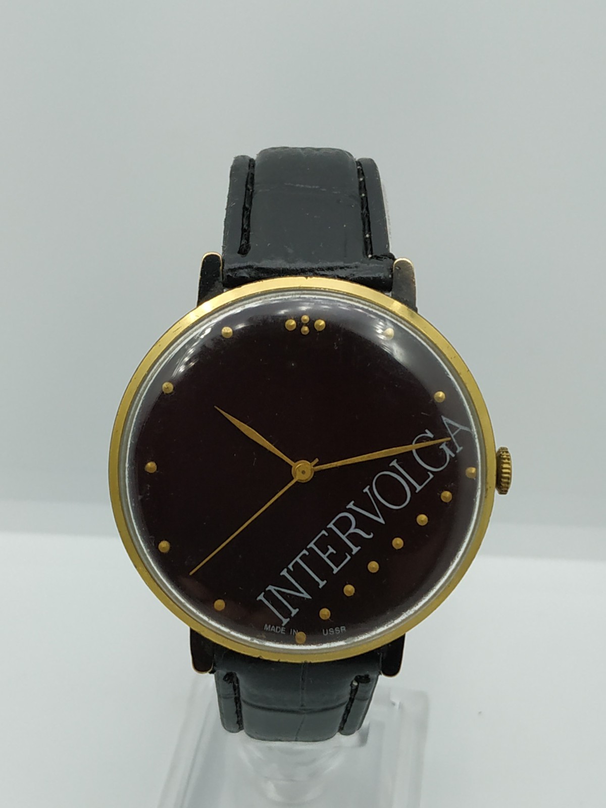 Men’s Vintage Watch Zarya SEKONDA INTERVOLGA USSR Mechanical Retro Soviet Dress