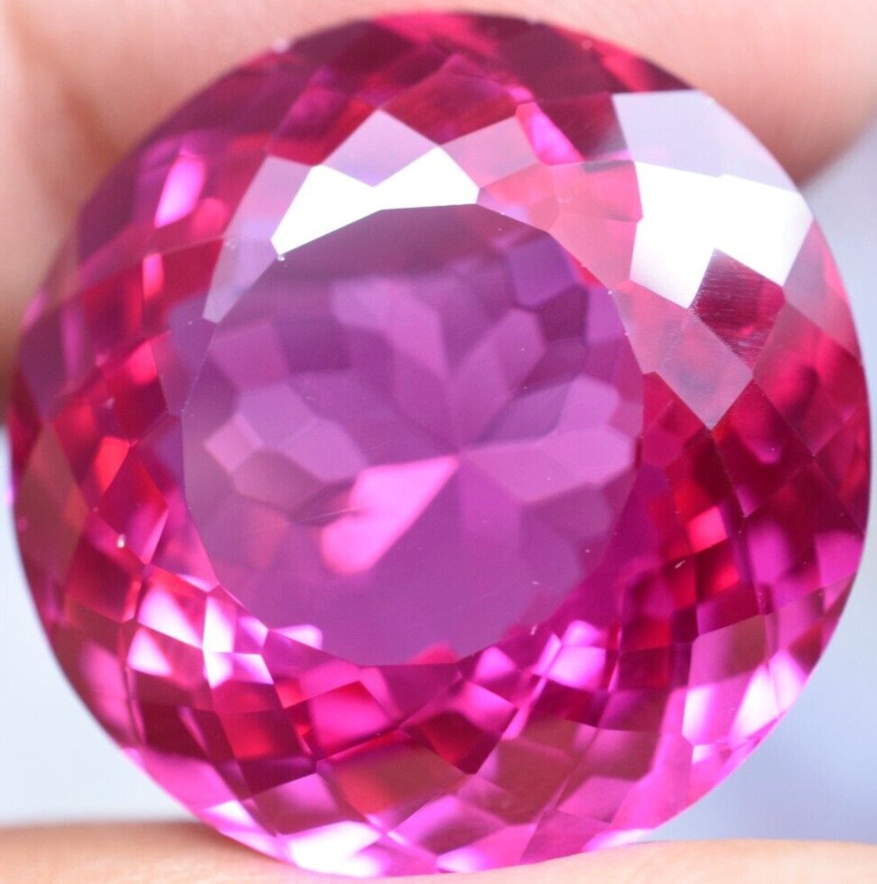 Extremely Rare & Natural 53.15 Ct SUNRISE RUBY GGL Certified Loose Gemstone