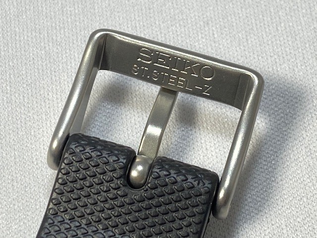 Seiko Genuine 20mm Diver’s Watch UrethaneBand Black DE39AZ for SBDX001/8L35-0010