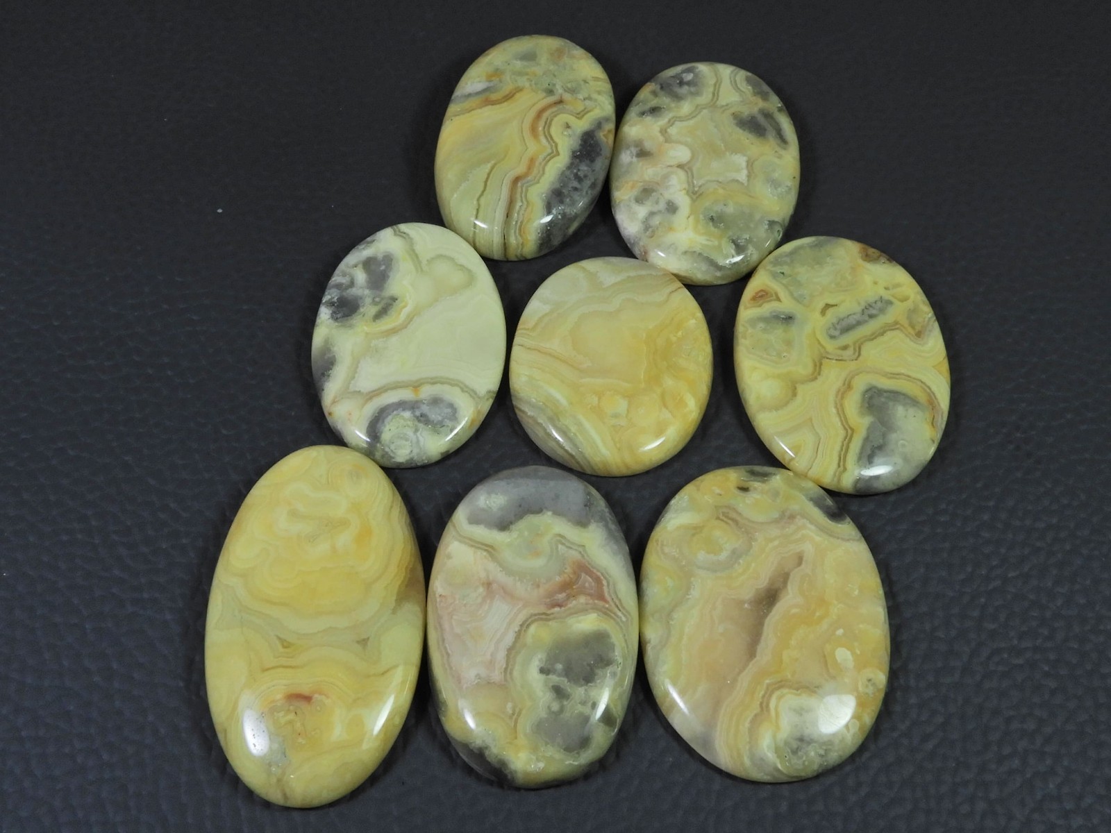 AA++ Natural Australian Crazy Lace Agate Oval Shape Cabochon Loose Gemstone Lot