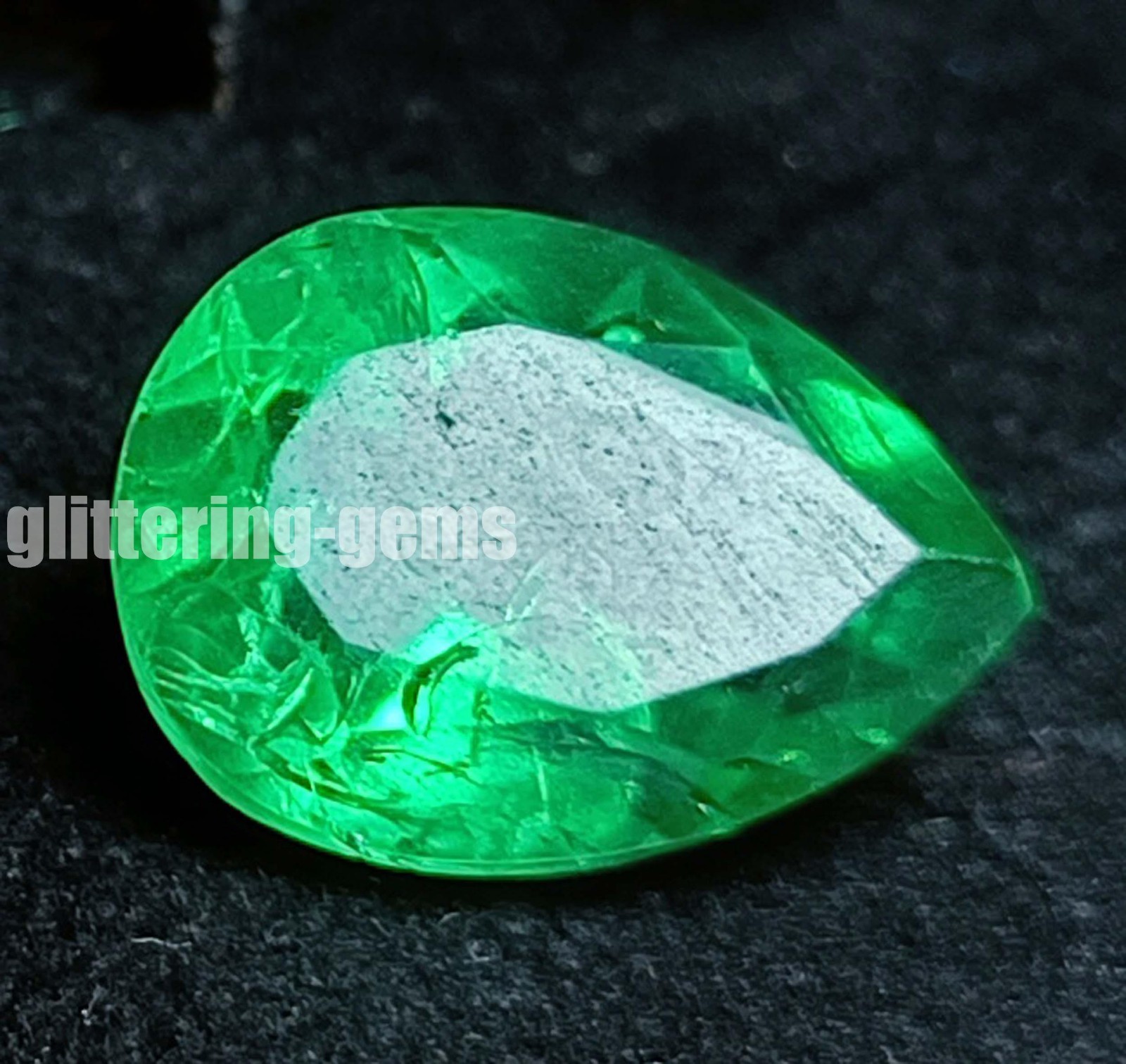 7.00 Ct Natural Colombian Green Emerald Pear Shape IGL Certified Loose Gem 5DNH