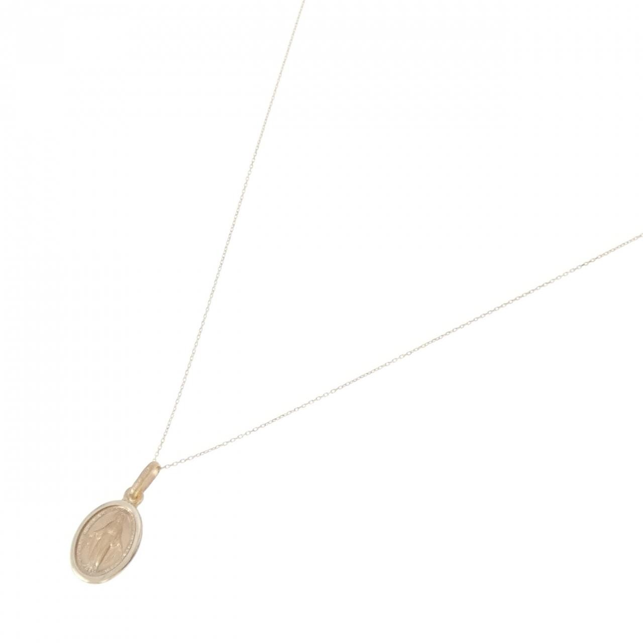 Authentic UnoAerre 375YG/K10YG Necklace #270-004-345-7844