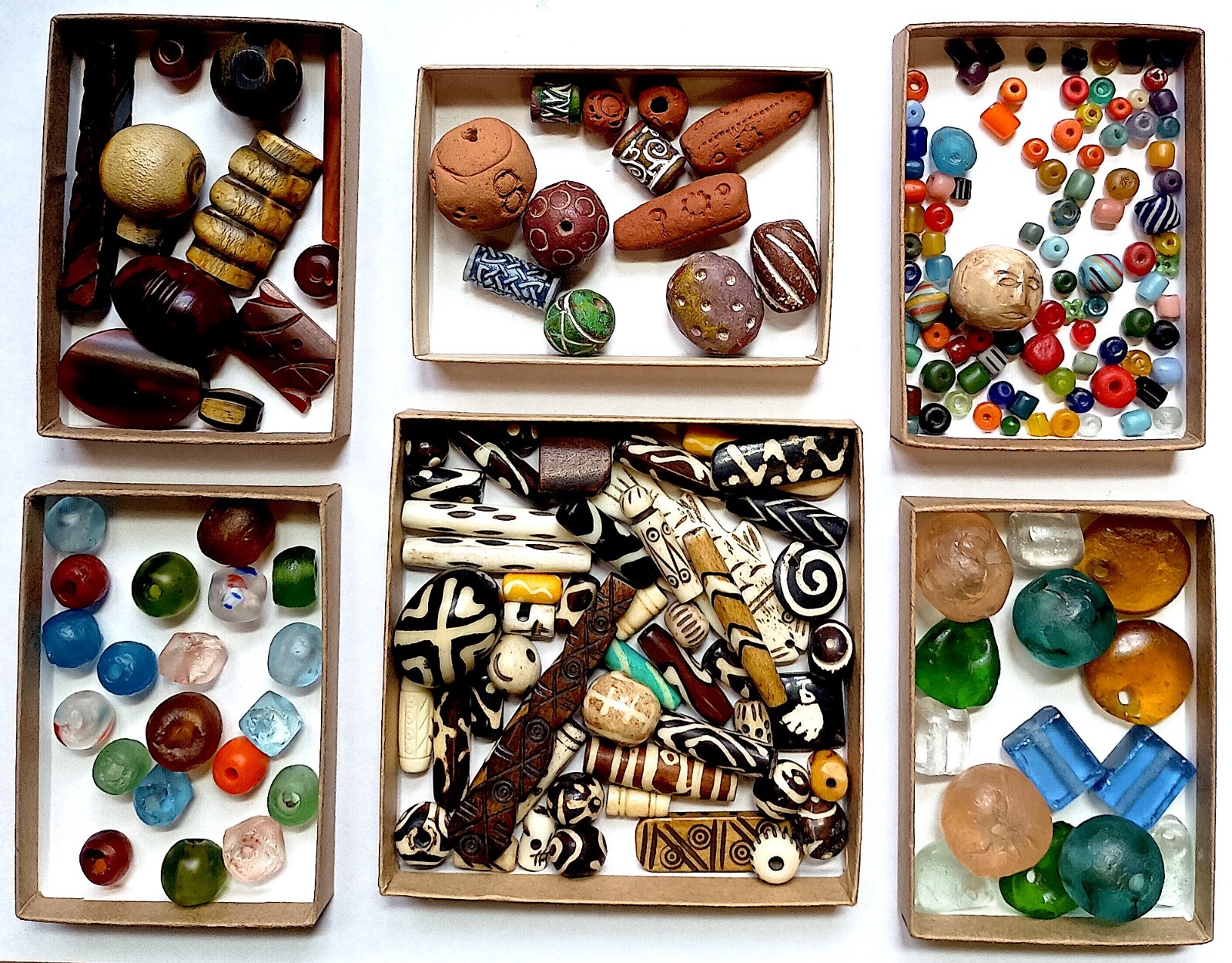 Beads, Always Changing, All Recycled, Clay, Bone, Glass, Horn & More – 118+ Pcs