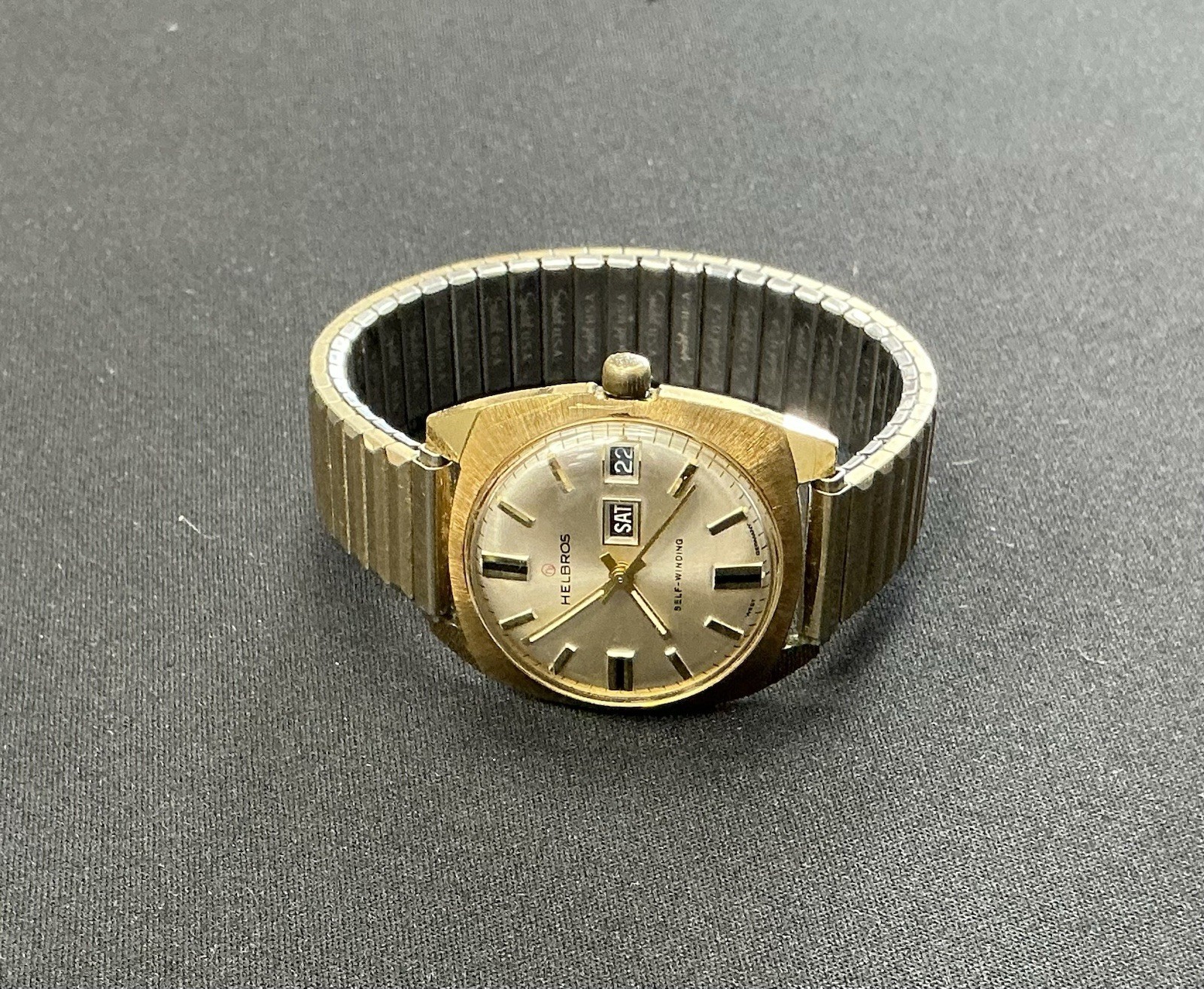 Vintage Helbros Automatic Day-Date – West Germany