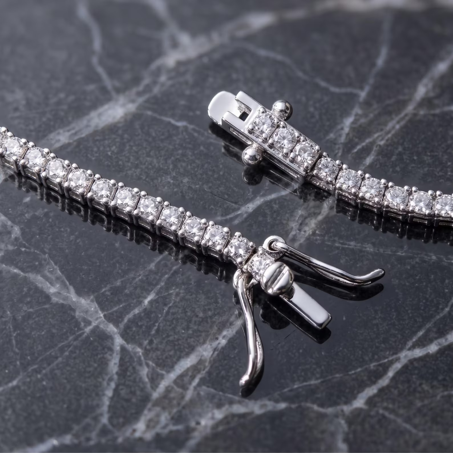 3Ct Lab Grown Diamond Tennis Necklace 16Inch 925 Sterling Silver E VS1 Gift