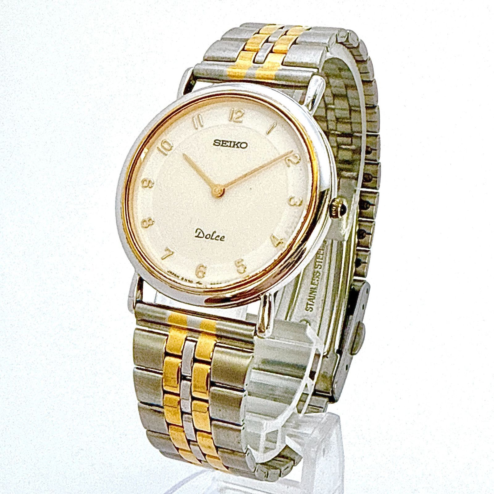 Seiko Dolce B065 Quartz Wristwatch Used From Japan