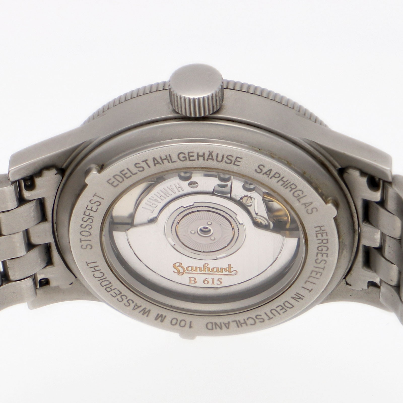 HANHART Minos with small seconds black Dial Automatic Stainless Steel Men’s