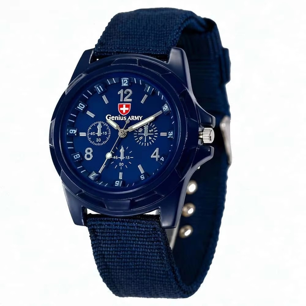 INFANTRY MILITARY Mens Outdoor Sport Army Quartz Analog Wrist Watch Nylon Band