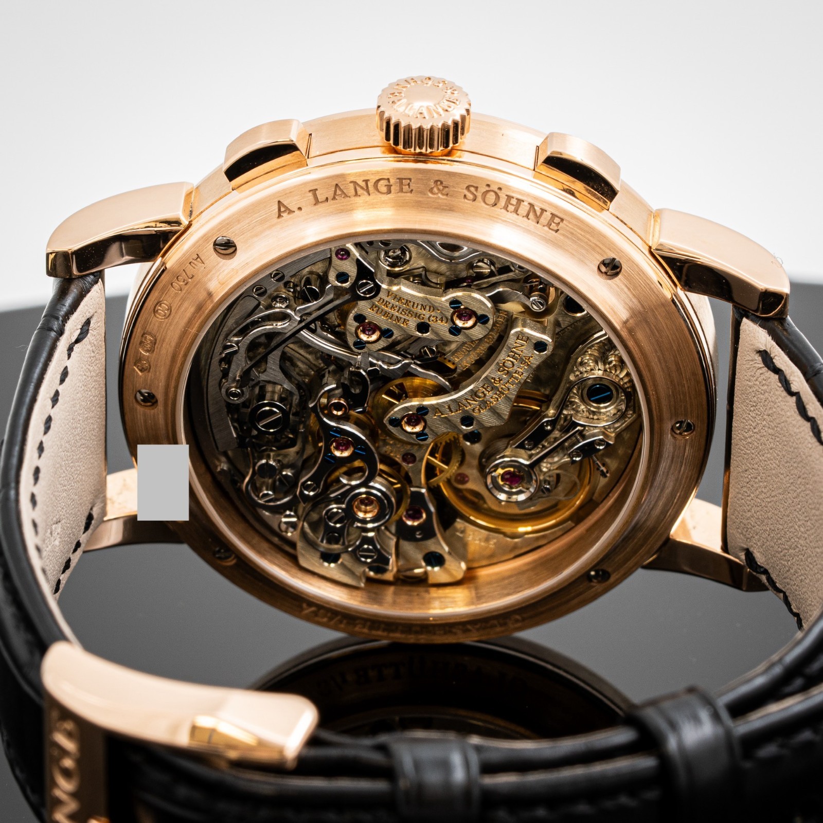 A. Lange & Söhne 1815 Chronograph Pink Gold 414.031 Box and Papers