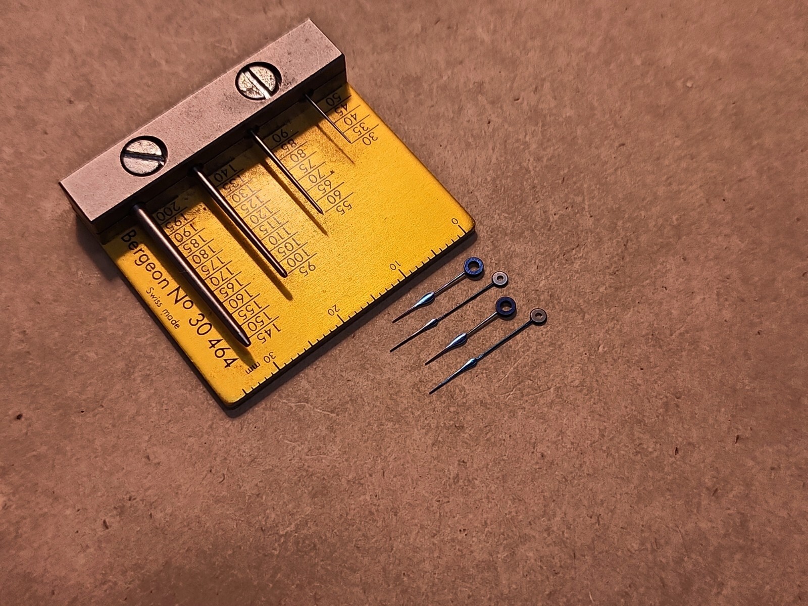2 Sets Of NOS New York Standard 16s Blue Spade Hour/Min Hands-145/85 Hole Sizes