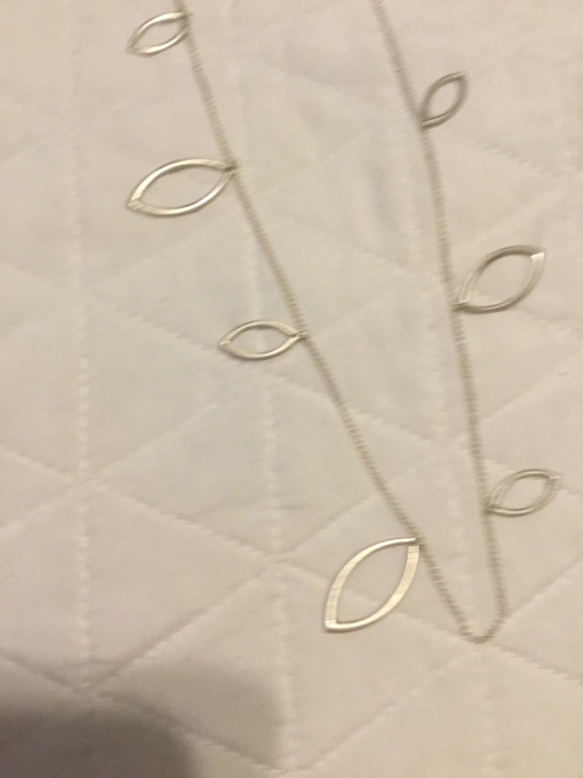 Lavishy silver tone Lead & Nickel Free Hypoallergenic Necklace NWT