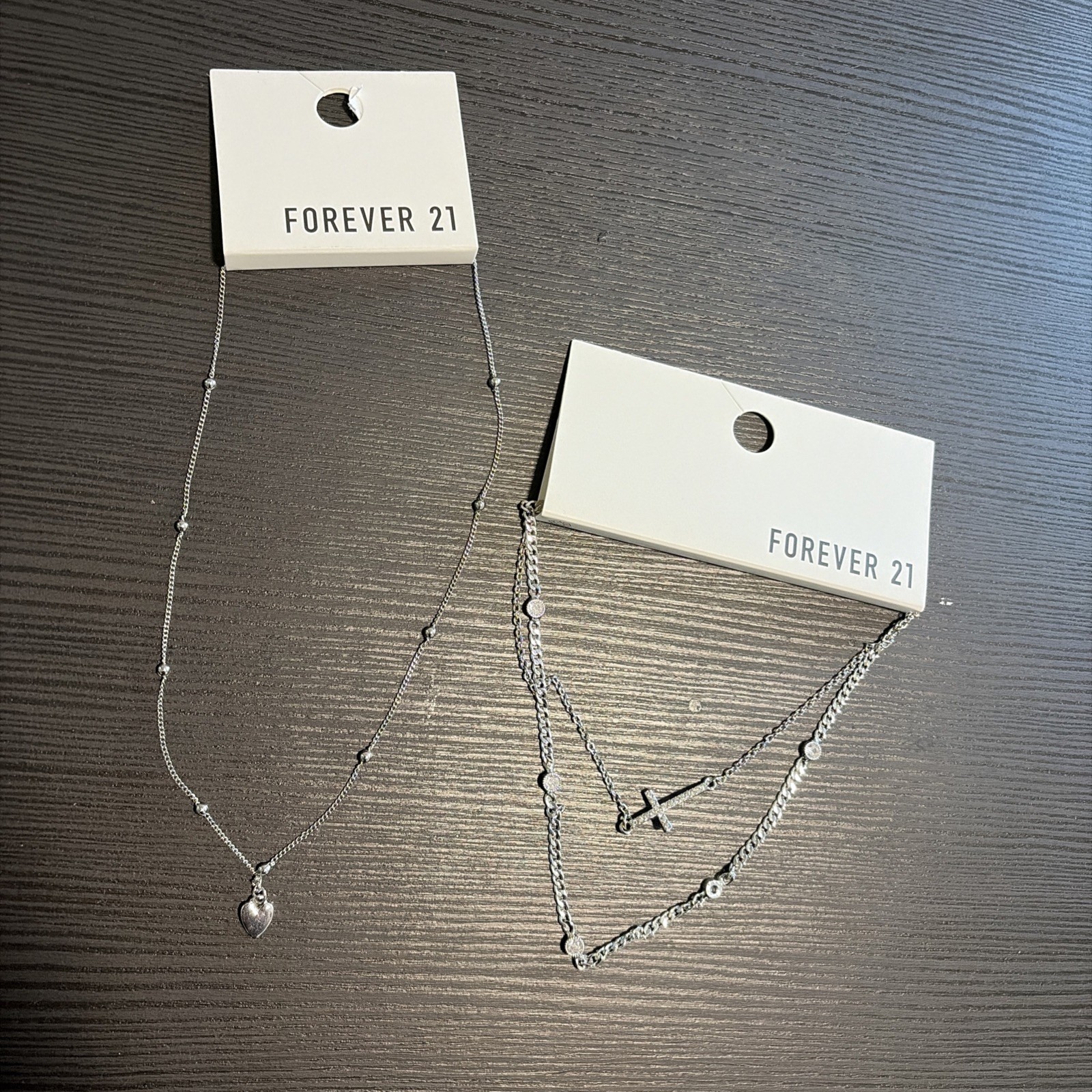 Forever 21 Jewelry. Chain. Ring. Earrings All New 7 Pieces