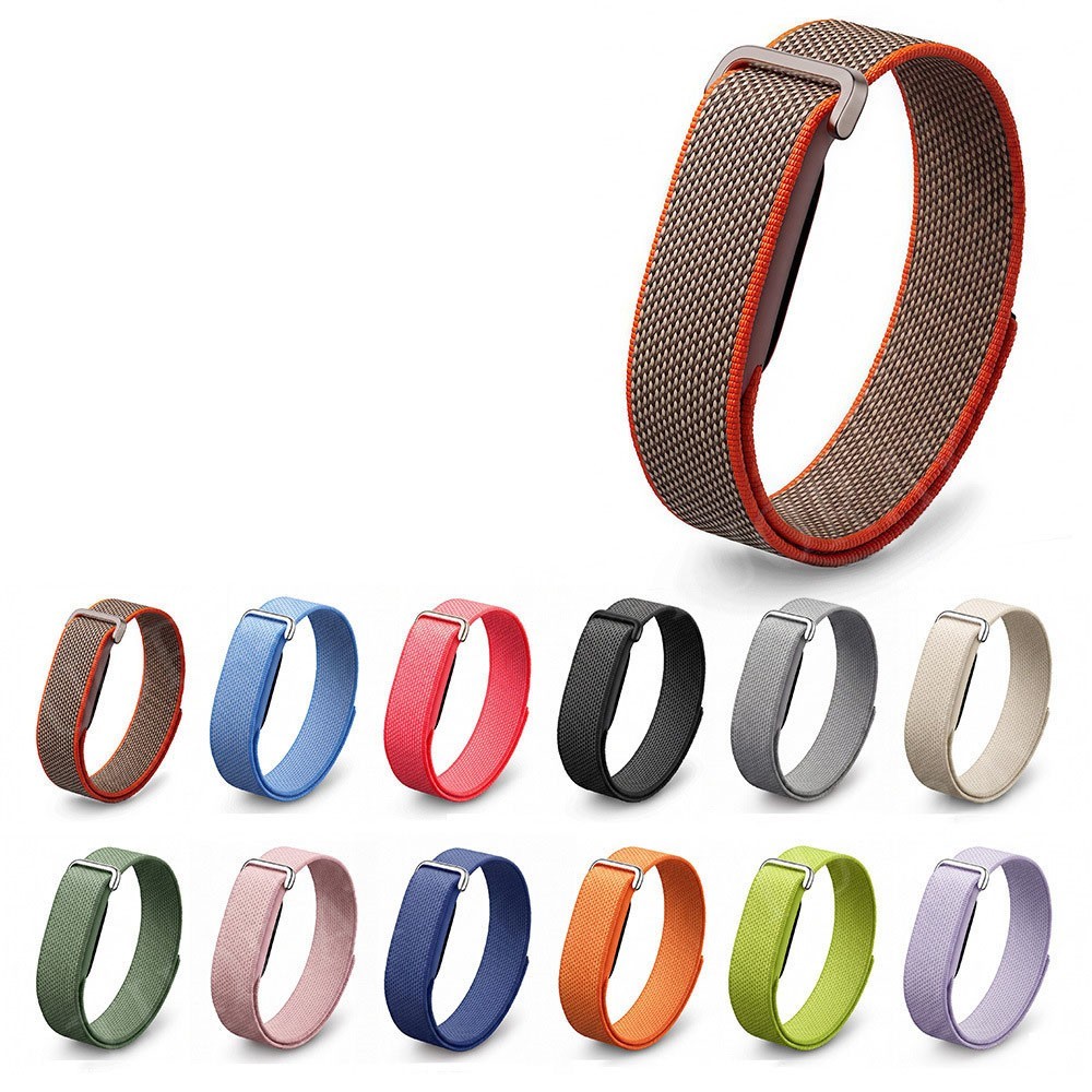 For Google Fitbit Air 2026 Nylon Loop Band Adjustable Sports Strap Wristband