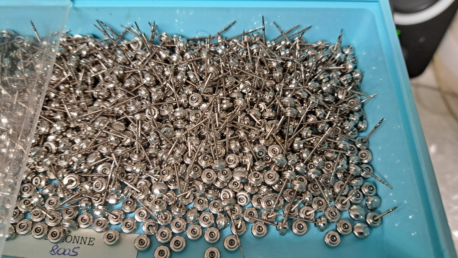 Unbranded Stainless Steel Crown 5mm with stem tap ten (0.90mm) VIS OR 83913 WHIT