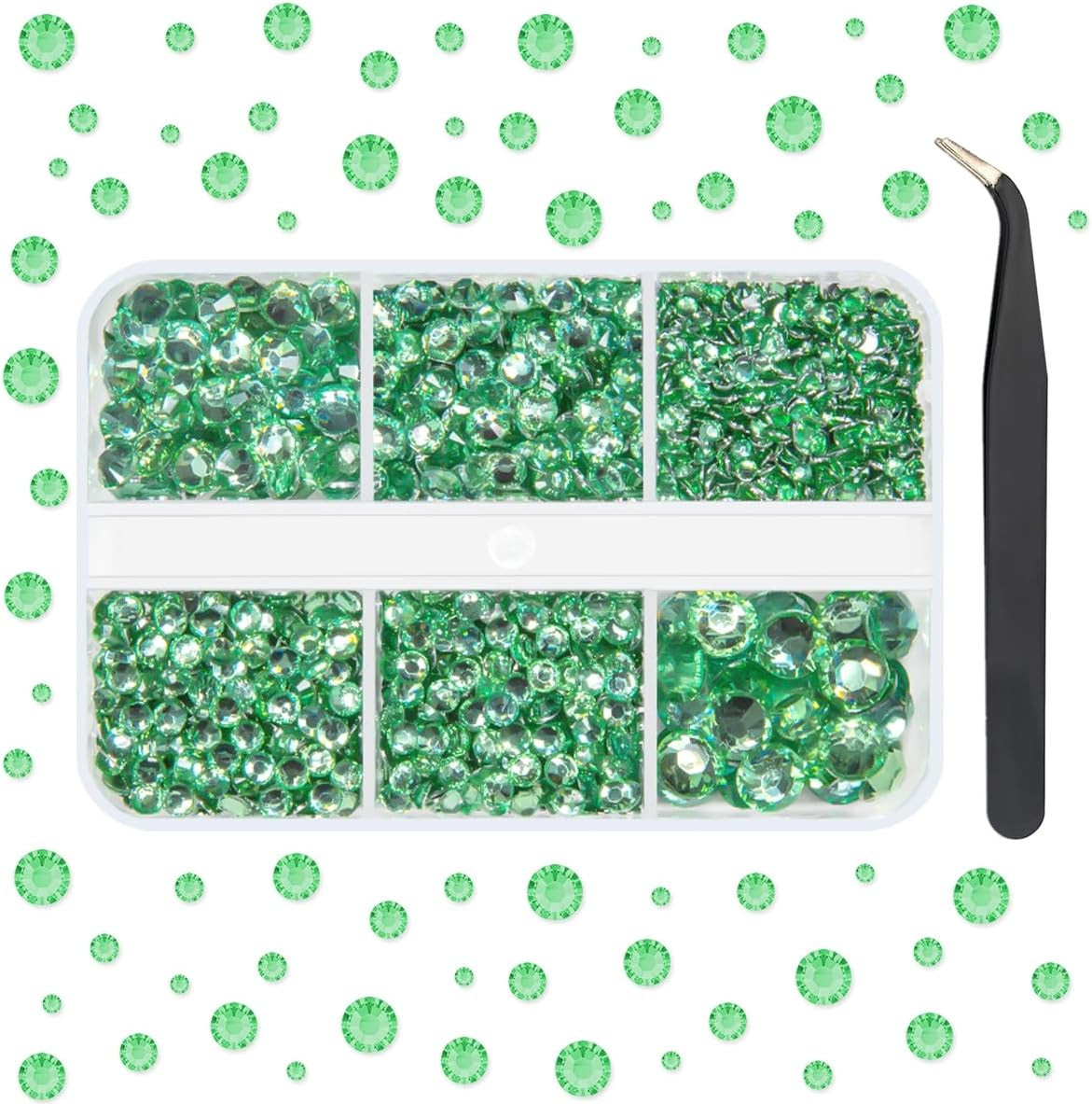 Teal Blue Resin Crystal Rhinestones for Bedazzling Crafting 2Mm 3Mm 4Mm 5Mm 6Mm