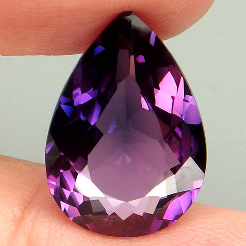 13.25Ct. Mysterious!!! Bi Color ~ Purple & Blue Ametrine Pear