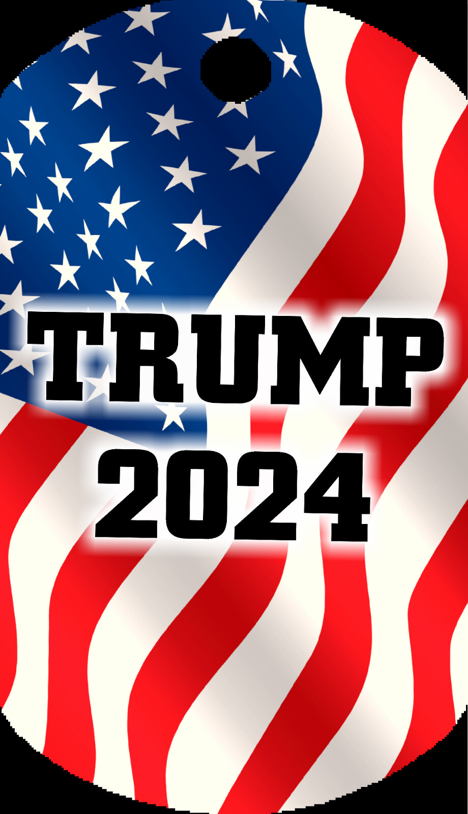 Donald Trump Mugshot Color Photo Dog Tag Necklace FREE TRUMP NOT GUILTY 2024 NEW