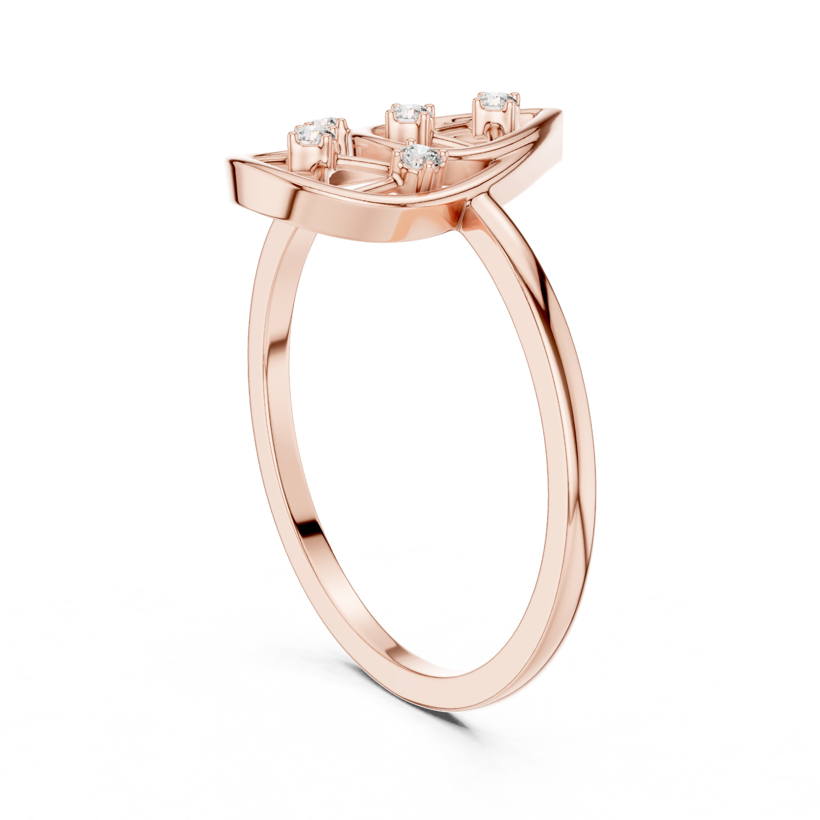 Certified Round Natural Diamond Ring Elegance Precision Jewellery 14k Gold Over