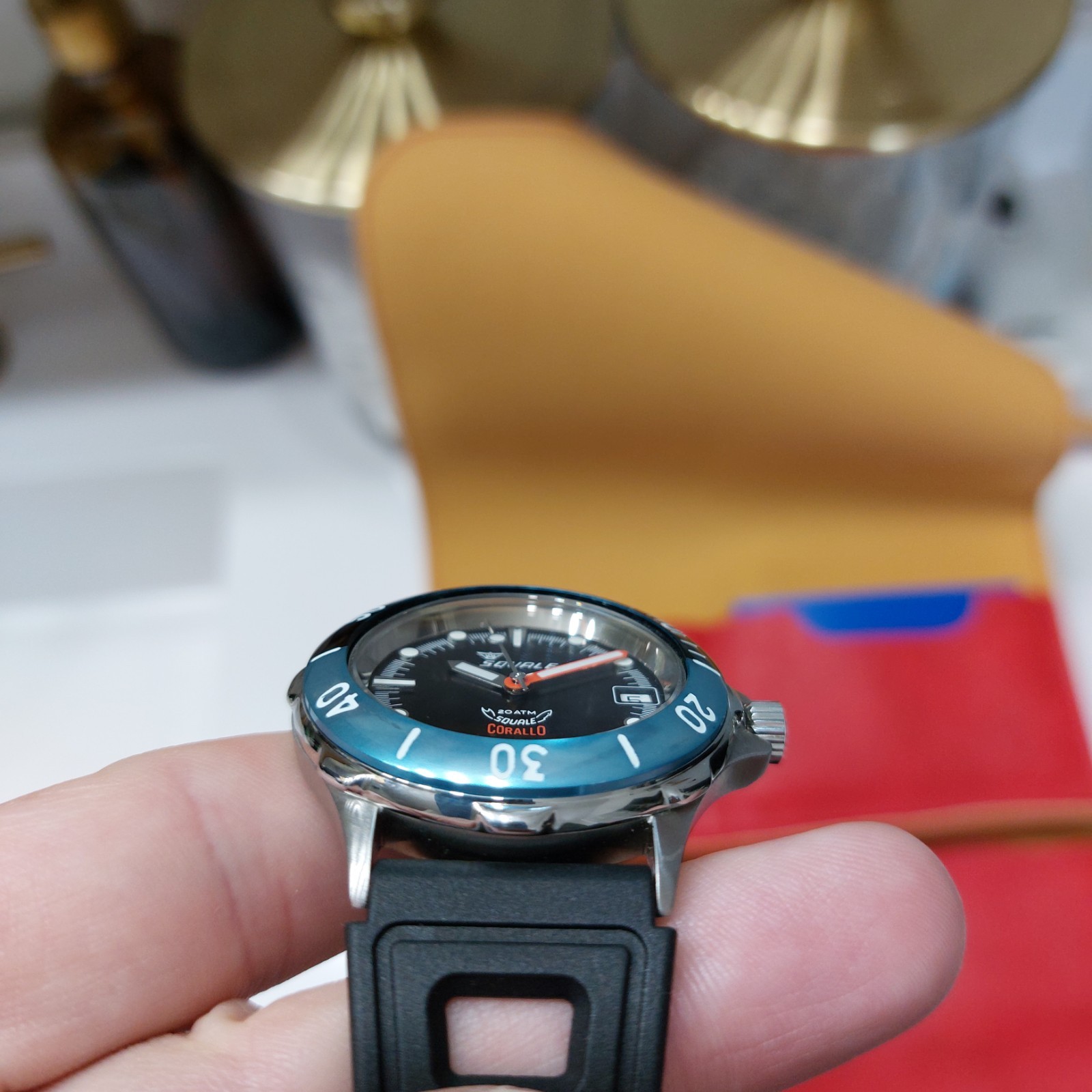 Squale Corallo NOS 2008 Black Dial Automatic Watch. Number 9/100
