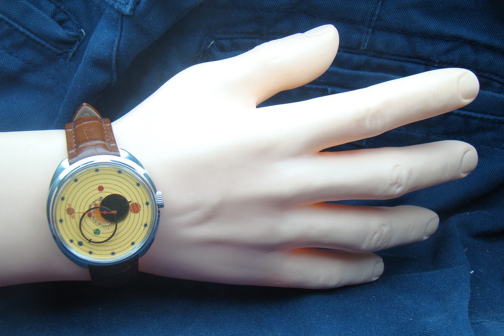 watch RAKETA solar system SPACE PLANET COPERNICUS COPERNIC RUSSIAN SOVIET ussr 3