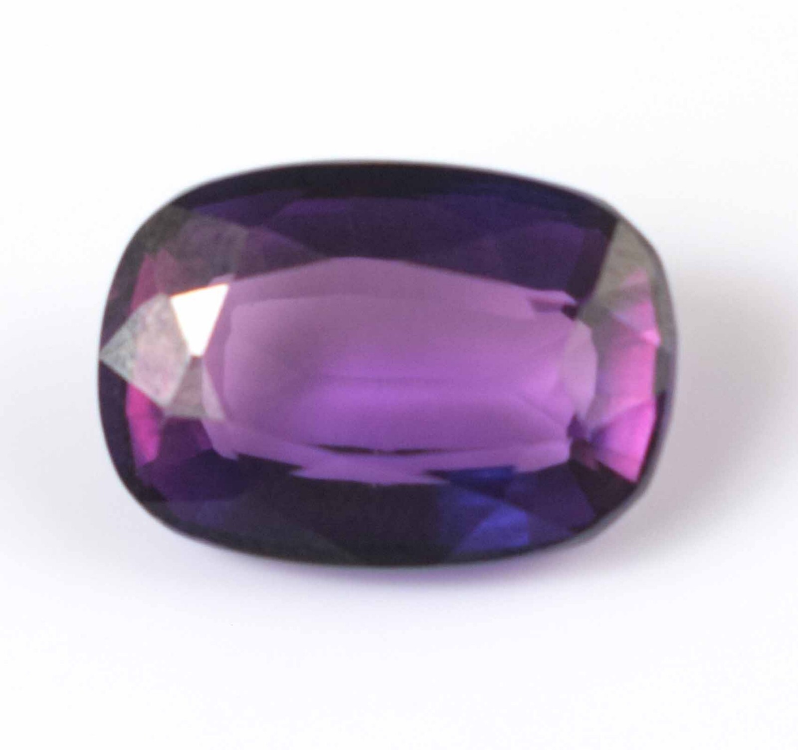 Purple Blue Boysenberry Sapphire 9.75 Ct Cushion Natural Gems Certified C5331