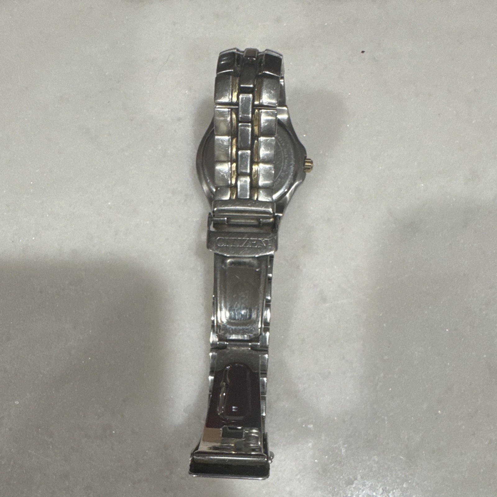 Citizen Eco-Drive Quartz Women’s Watch Blue Dial Two-Tone SS Bracelet 100m