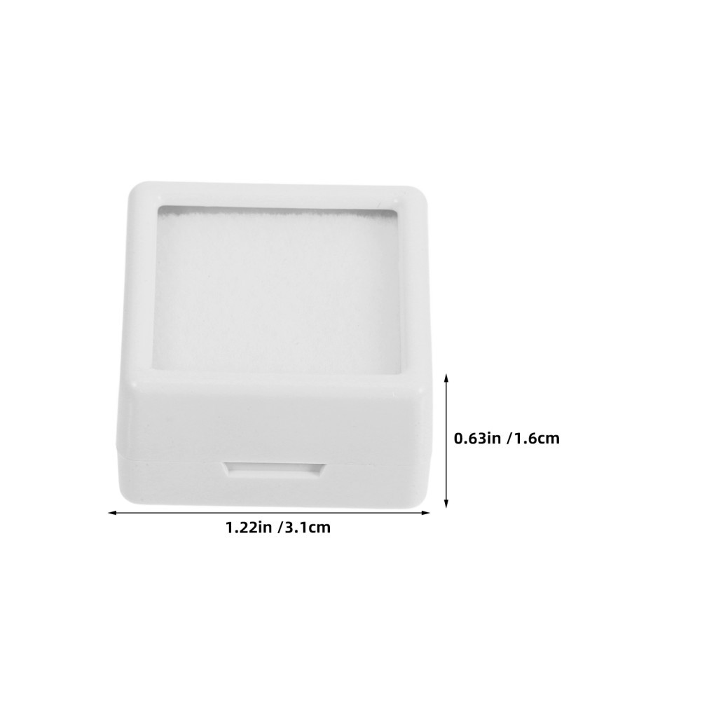 20 Jewelry Show Box Presentation Case Display for Rocks Container Pcs