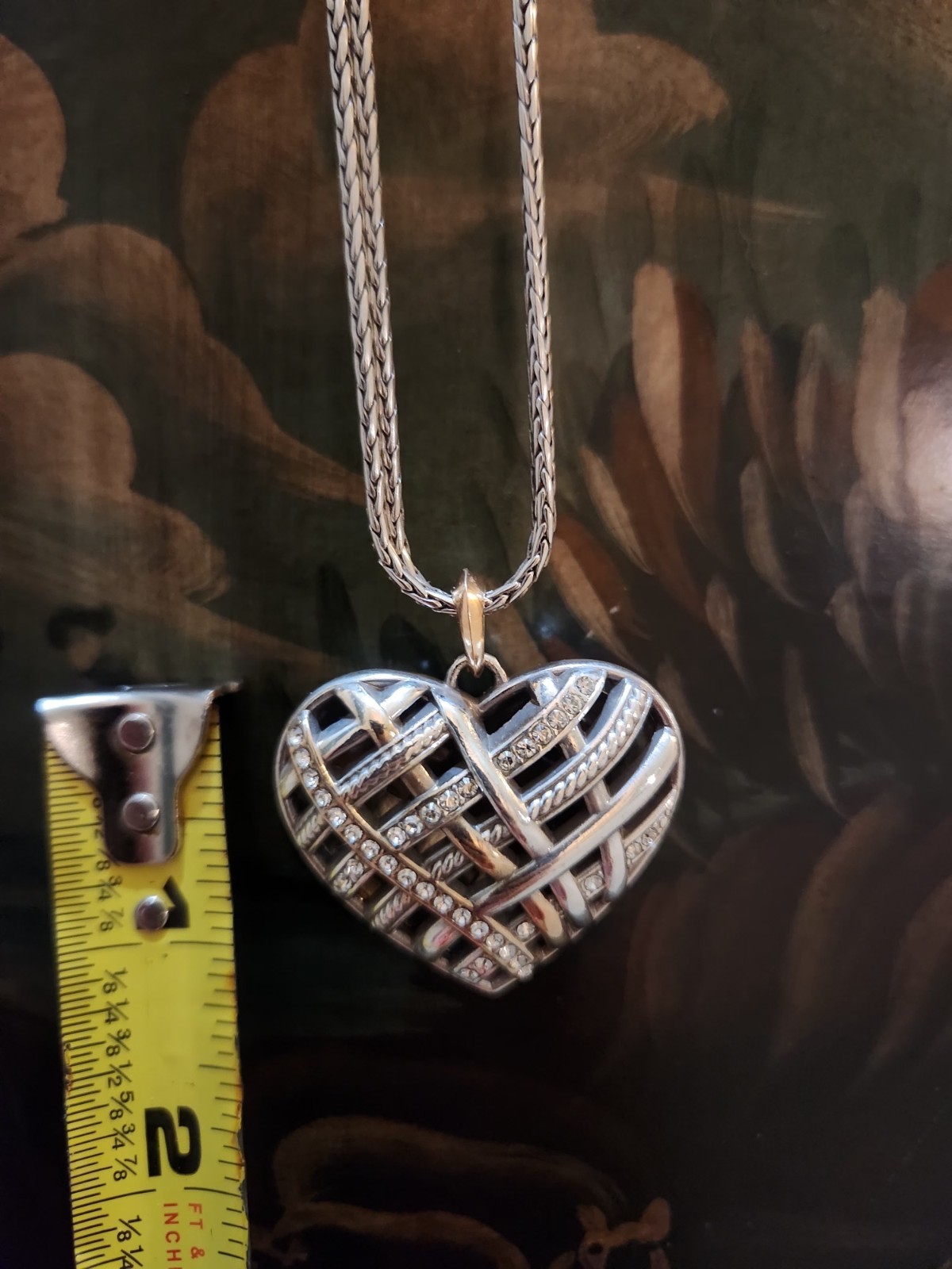 Brighton Neptune’s Rings Convertible Reversible Heart Necklace. NWOT