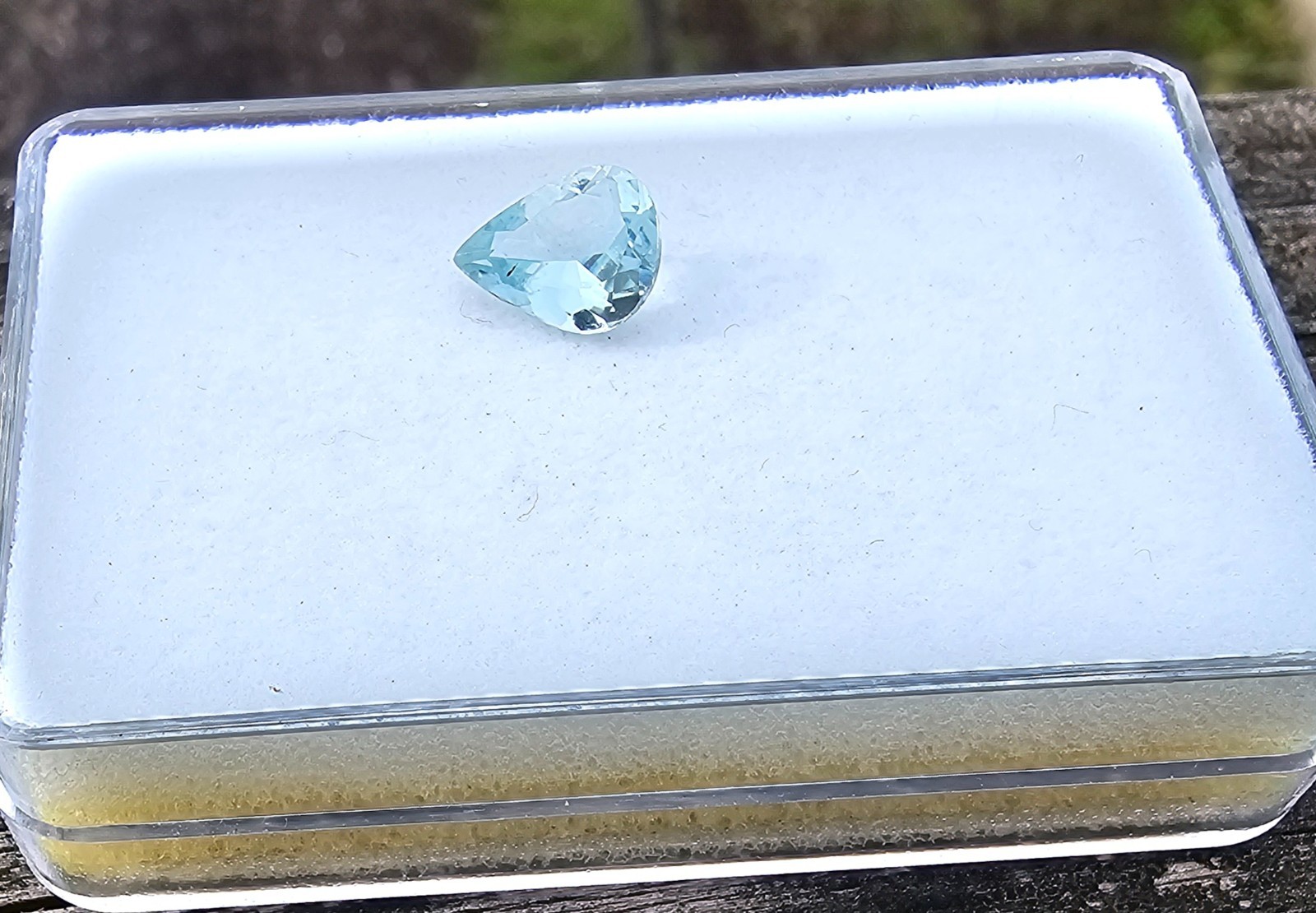 Aquamarine 8.9×6.9mm Pear Shape Loose Gemstone!