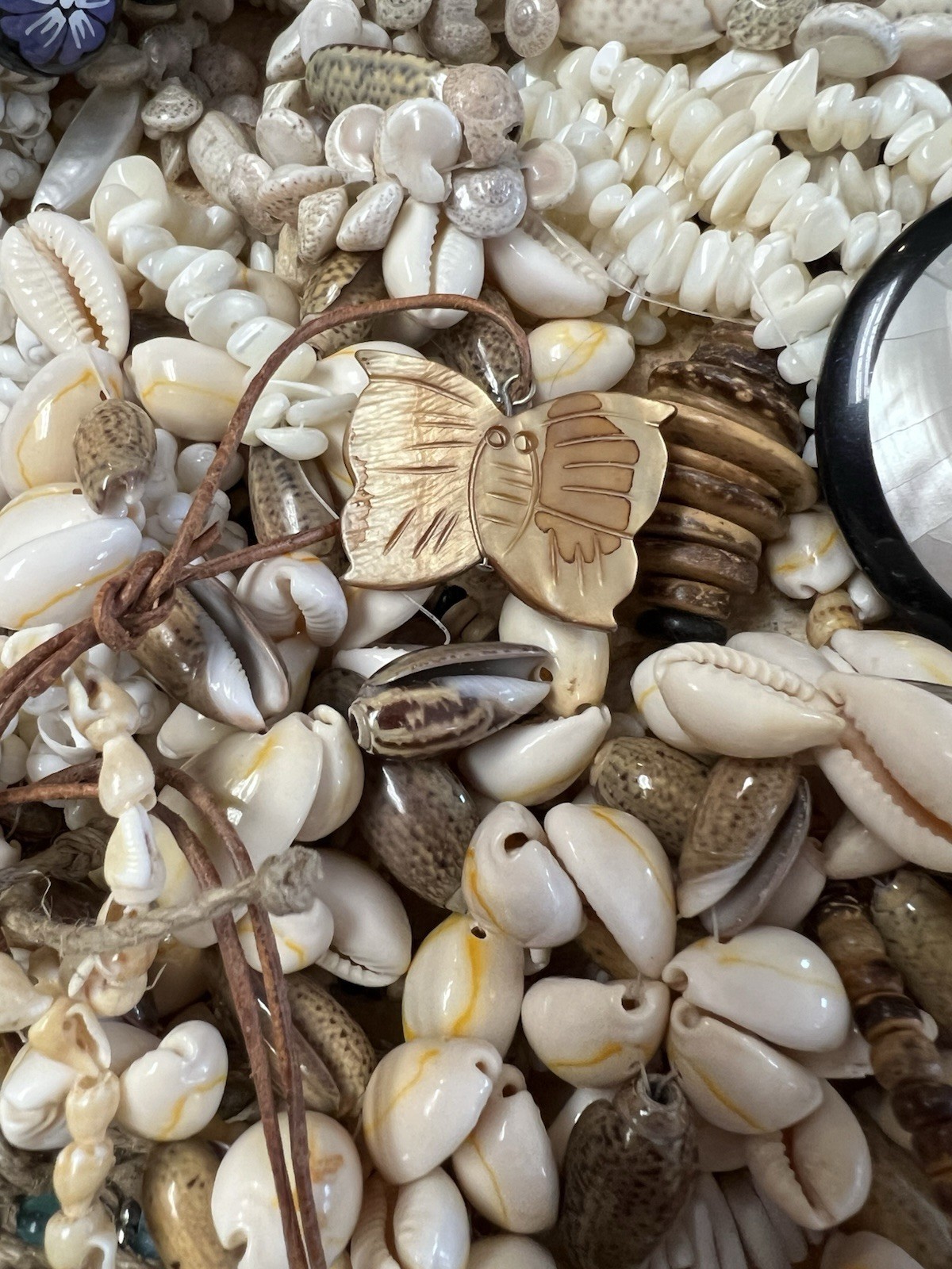 3 Lbs Lot Seashell Shell Pukka Cowrie Jewelry Strands Necklaces Bracelets SS1