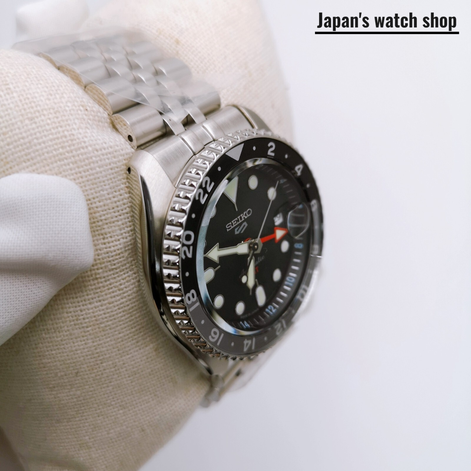 SEIKO 5 Sports SKX Sports Style GMT SBSC001 Black Men’s Watch New in Box