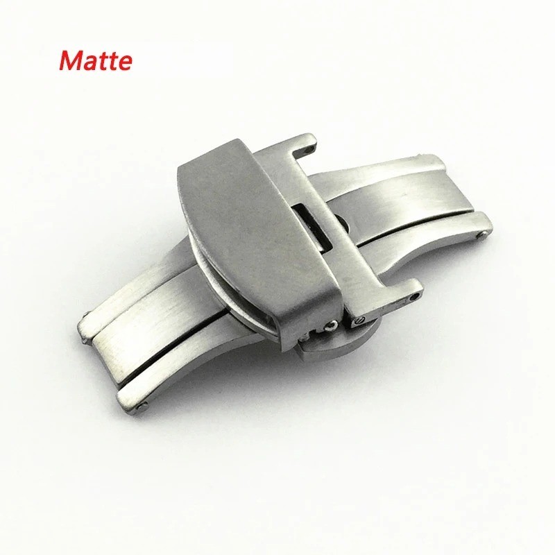 Stainless Steel Watch Band Clasp – Butterfly Deployment Buckle 16-22mm Strap