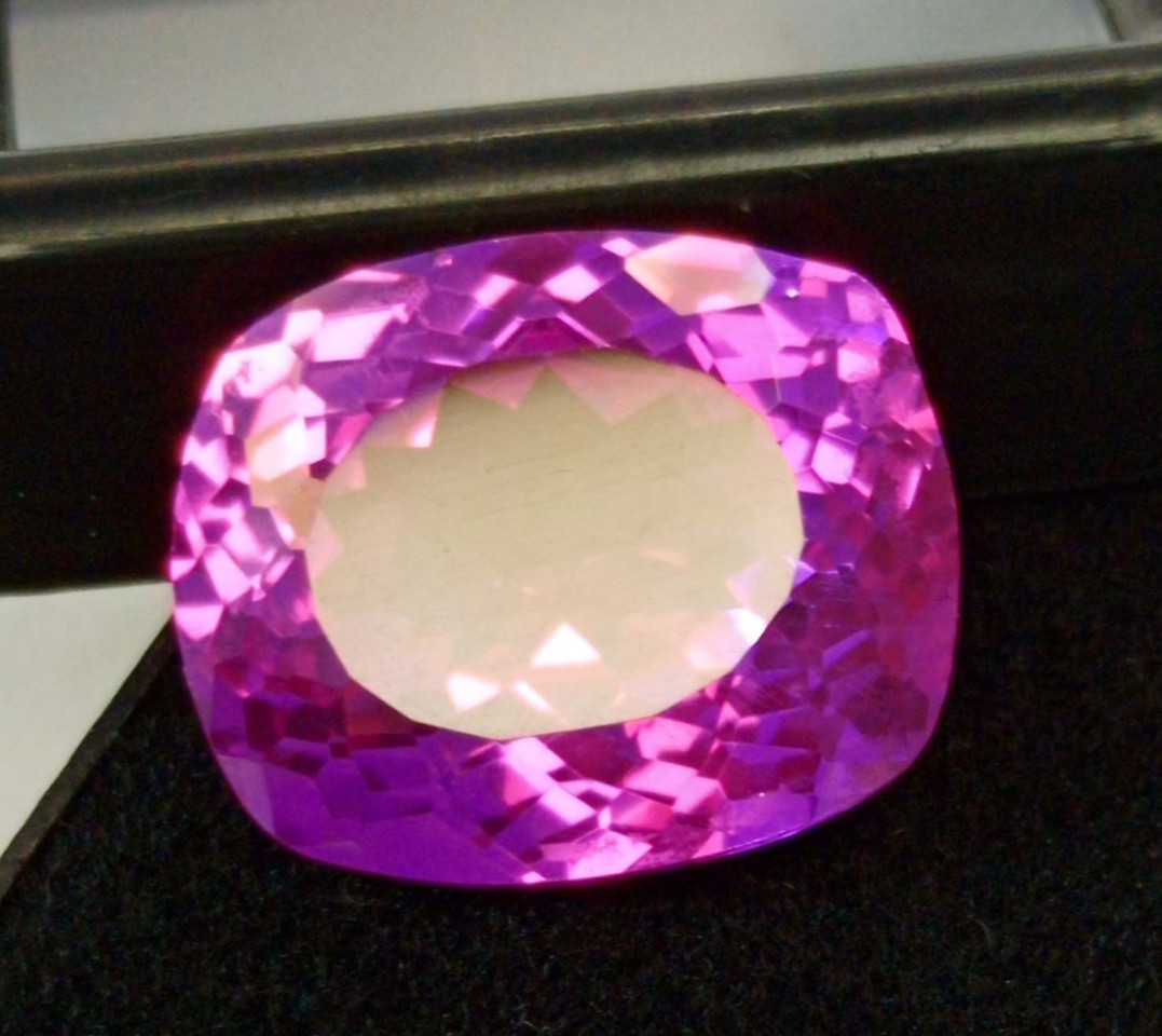 Natural Pink Sapphire 14-16 Ct Cushion Cut Certified Loose Gemstone RK288