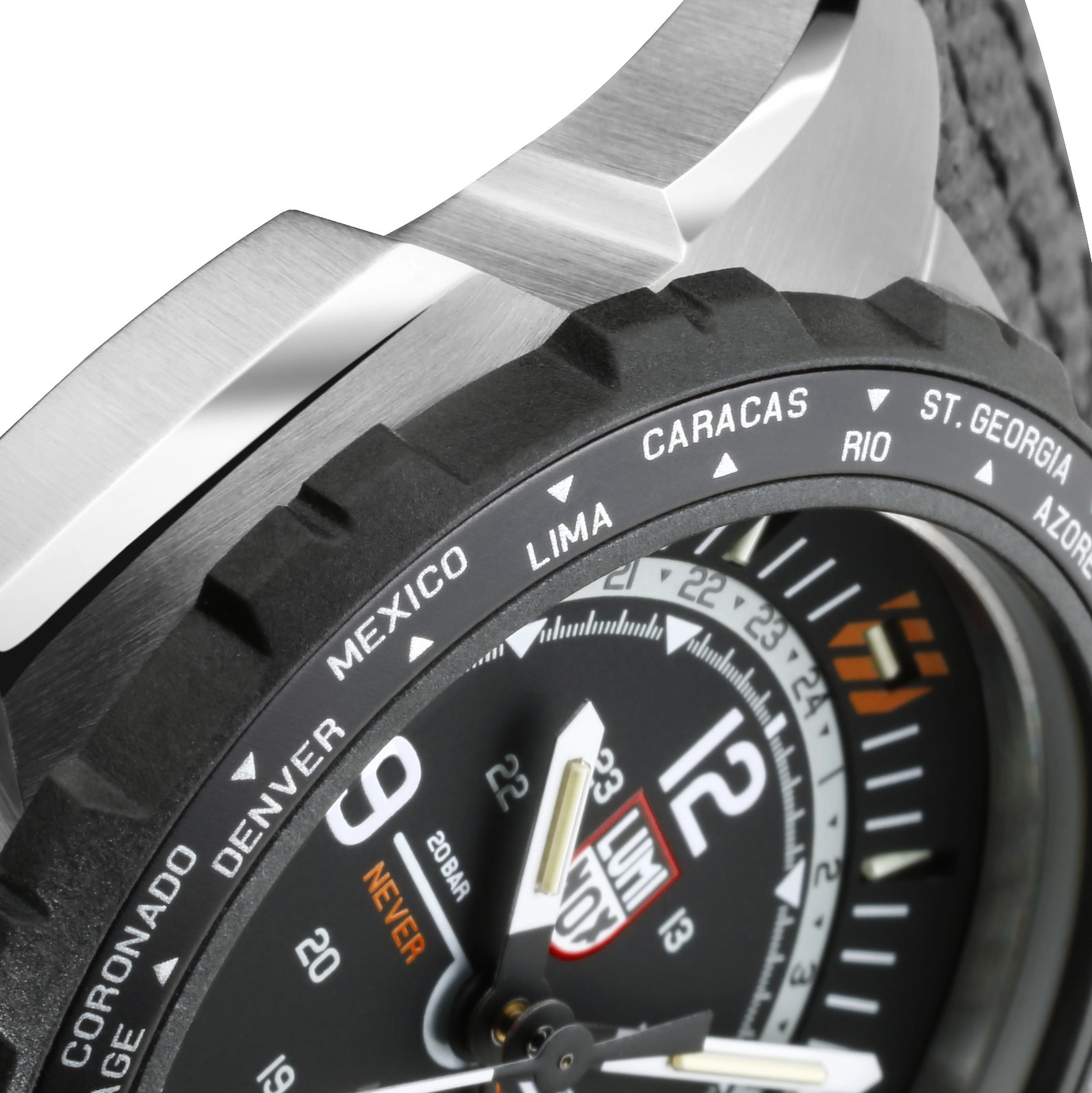 Luminox Men’s 45mm Bear Grylls Survival Air Multi Time Zone GMT Watch XB.3761