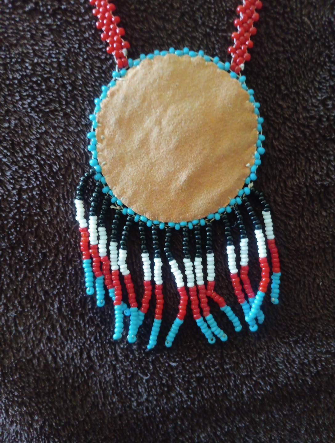 Vintage Native American Bead Necklace Souvenir South West