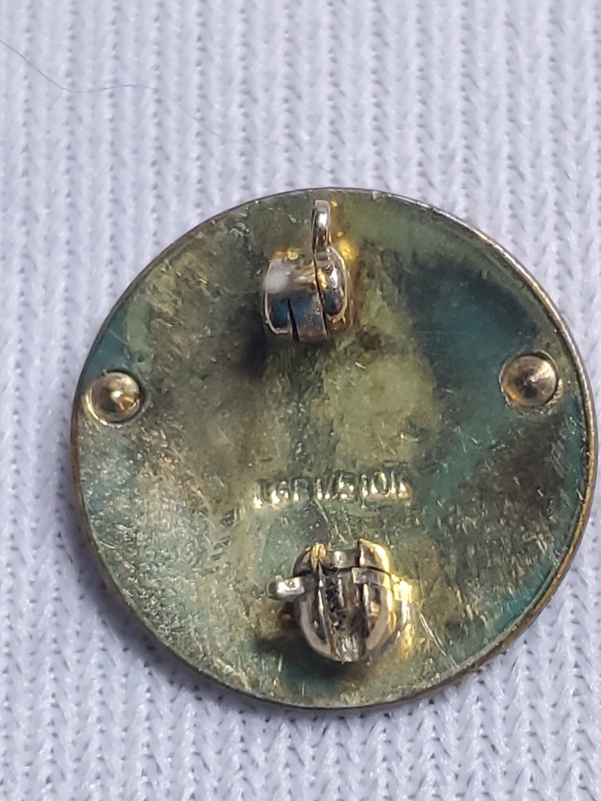 Vintage LGB 1/5 10k G.F.W.C Club President Pin 2 Grams, Women’s Clubs