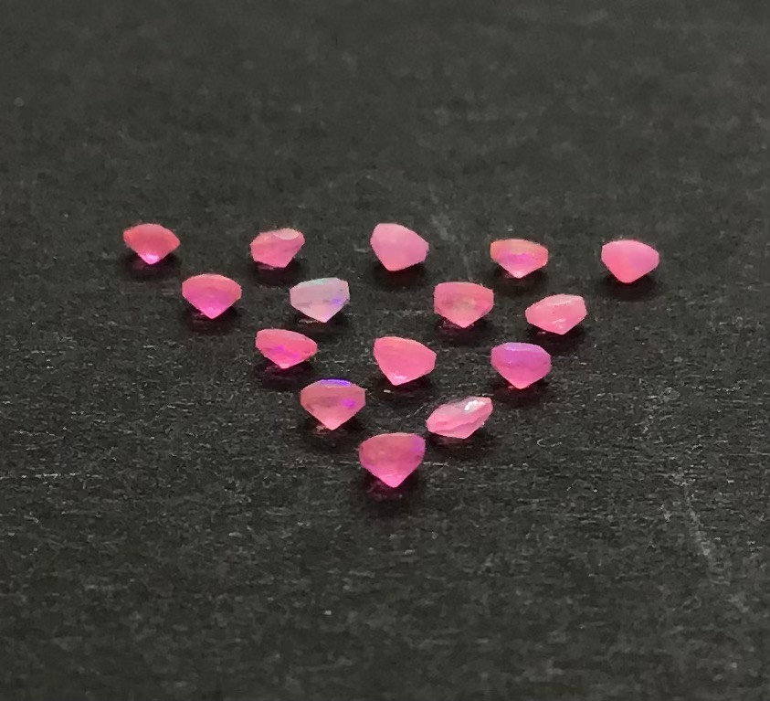 AAA Natural Ethiopian Pink Fire Opal Round Cut Loose Gemstone For All Jewelry