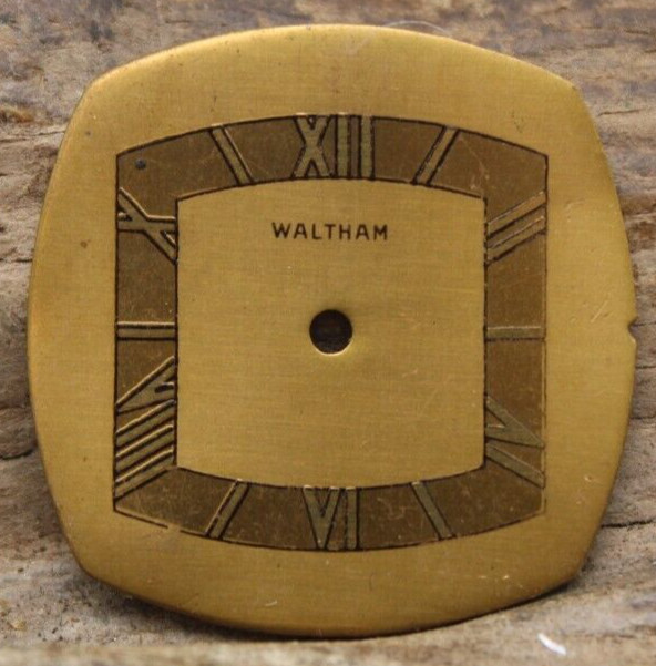 WALTHAM WATCH DIAL ROMAN NUMERAL INDICES 24.7X24.7mm (GG3)
