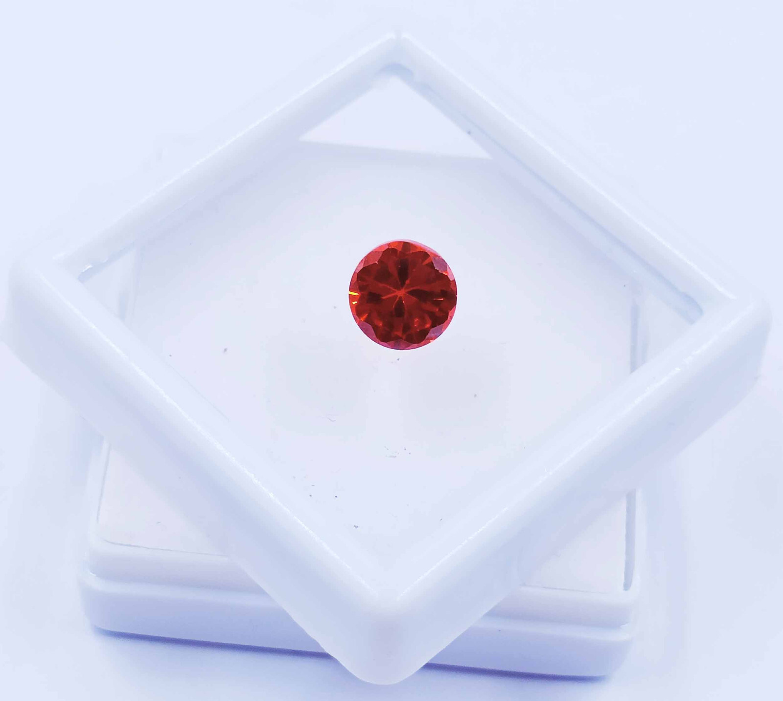 Splendid Stone Round Cut 4.55 Ct Natural Orange Sapphire Ceylon Gemstone Ak