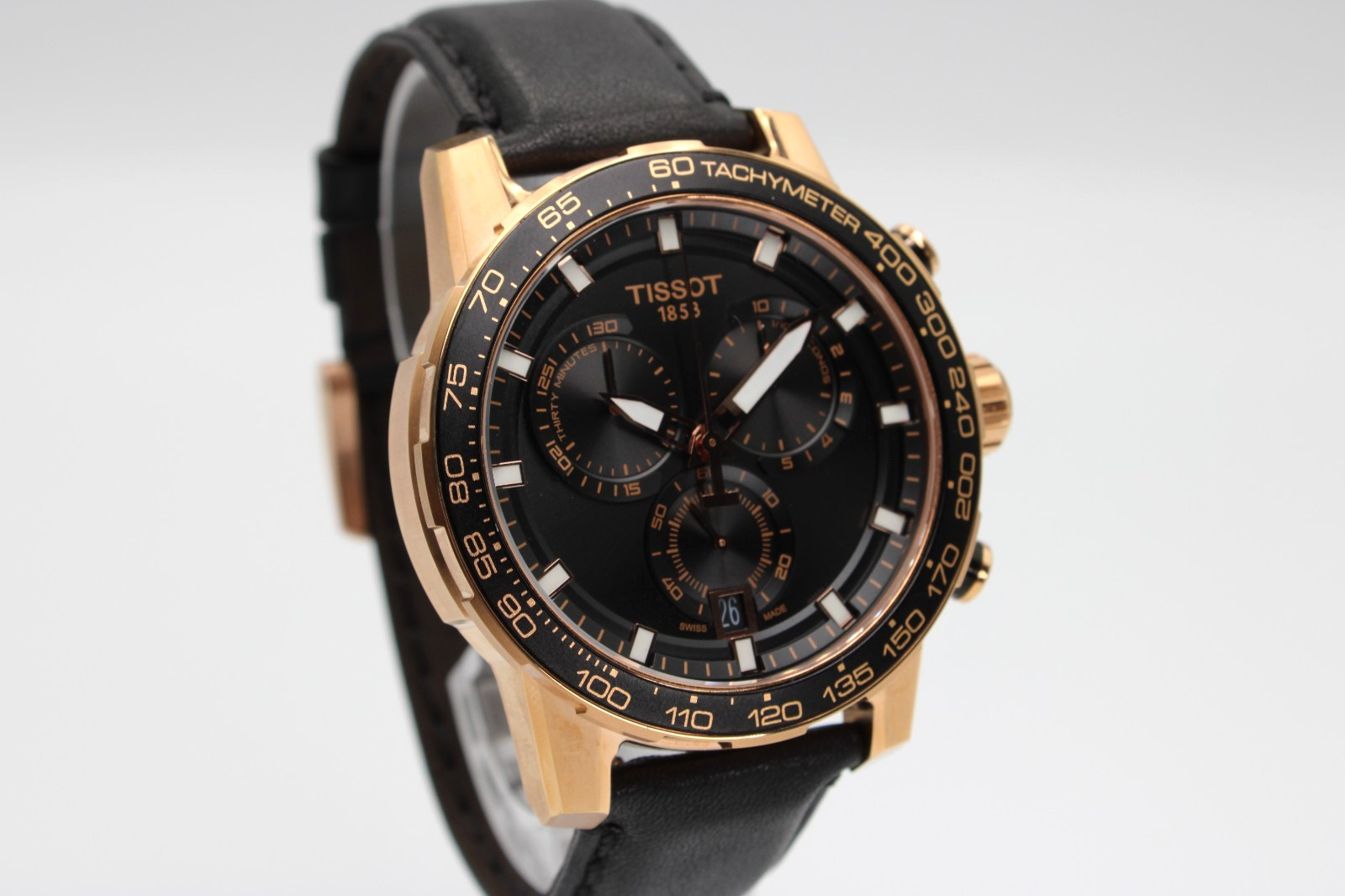 TISSOT Supersport Chrono T125.617.36.051.00 Black Dial Men’s Watch 45.5mm