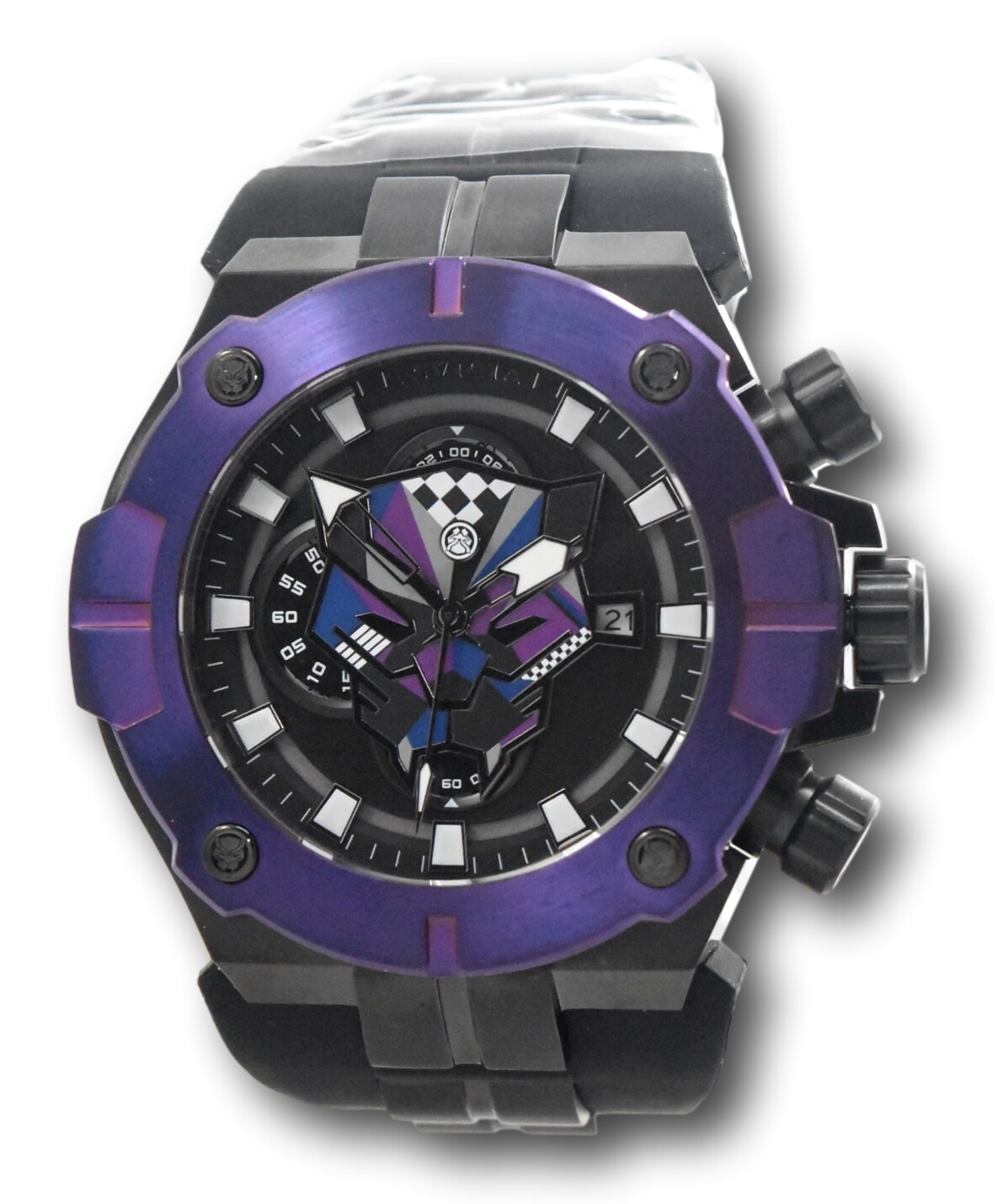 Invicta Marvel Black Panther Men’s 52mm Limited Chronograph Watch 36356 RARE
