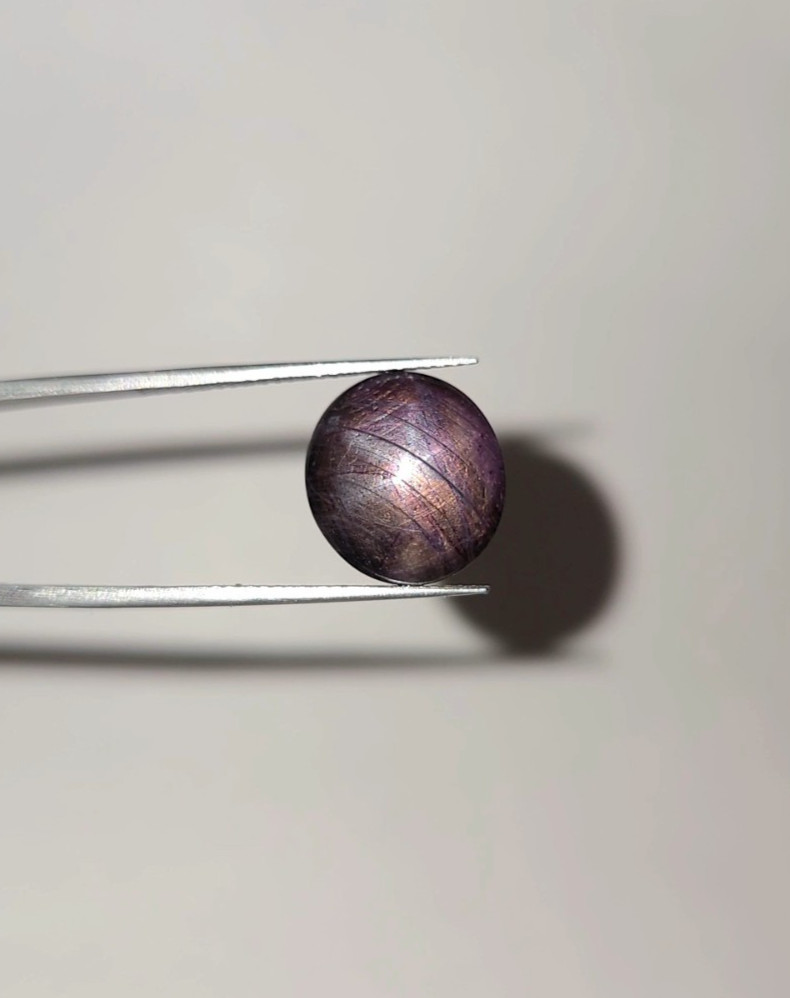 Natural 10.00 ct Star Sapphire Black Oval Cabochon untreated loose gemstone