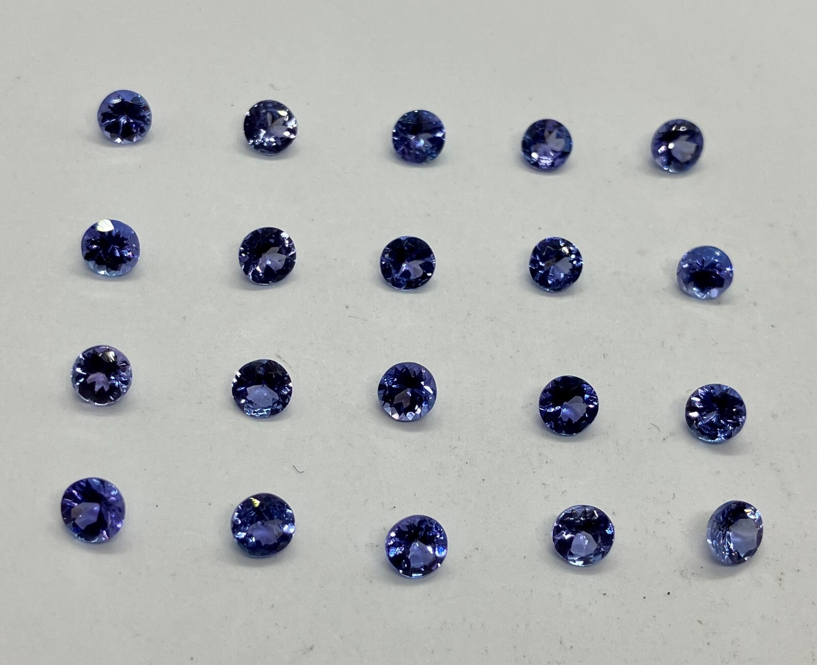 Natural Loose Gemstone Tanzanite Round Cut AAA For Making All Type Jewelry