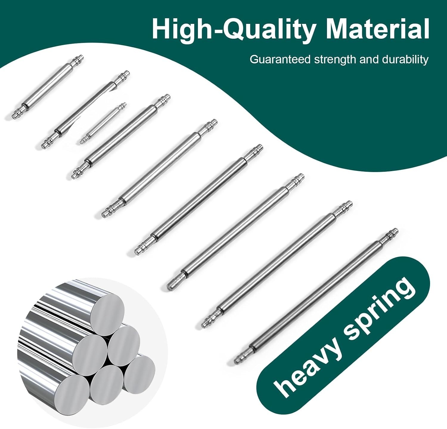 Versatile 40pcs Watch Band Pin Replacement Kit – 8 Sizes & Stainless Steel Tool