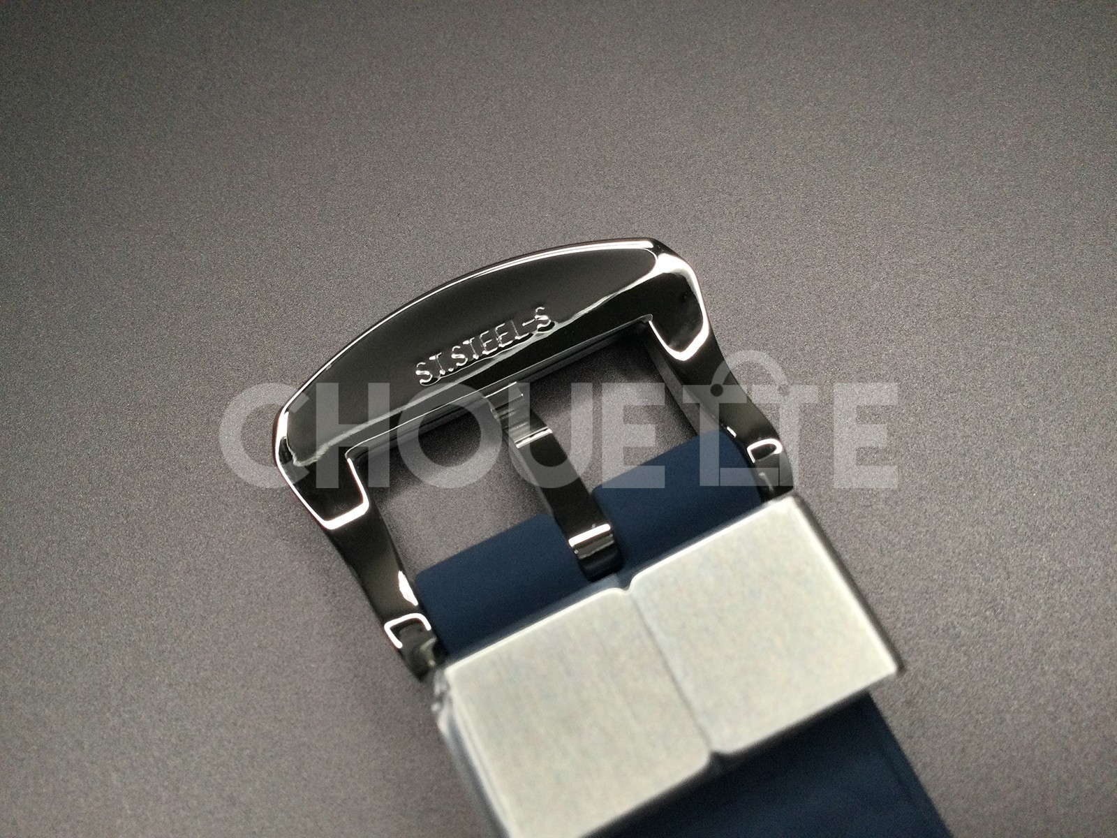 OEM Seiko King Turtle SRPF77 Dark Manta 22mm Blue Silicone Rubber Watch Strap