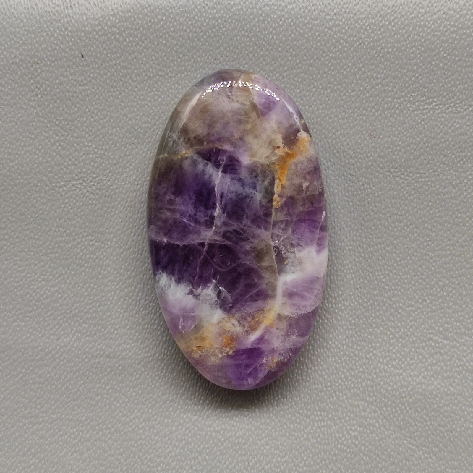 100% Natural purple amethyst flatback cabochon translucent amethyst stone G7150