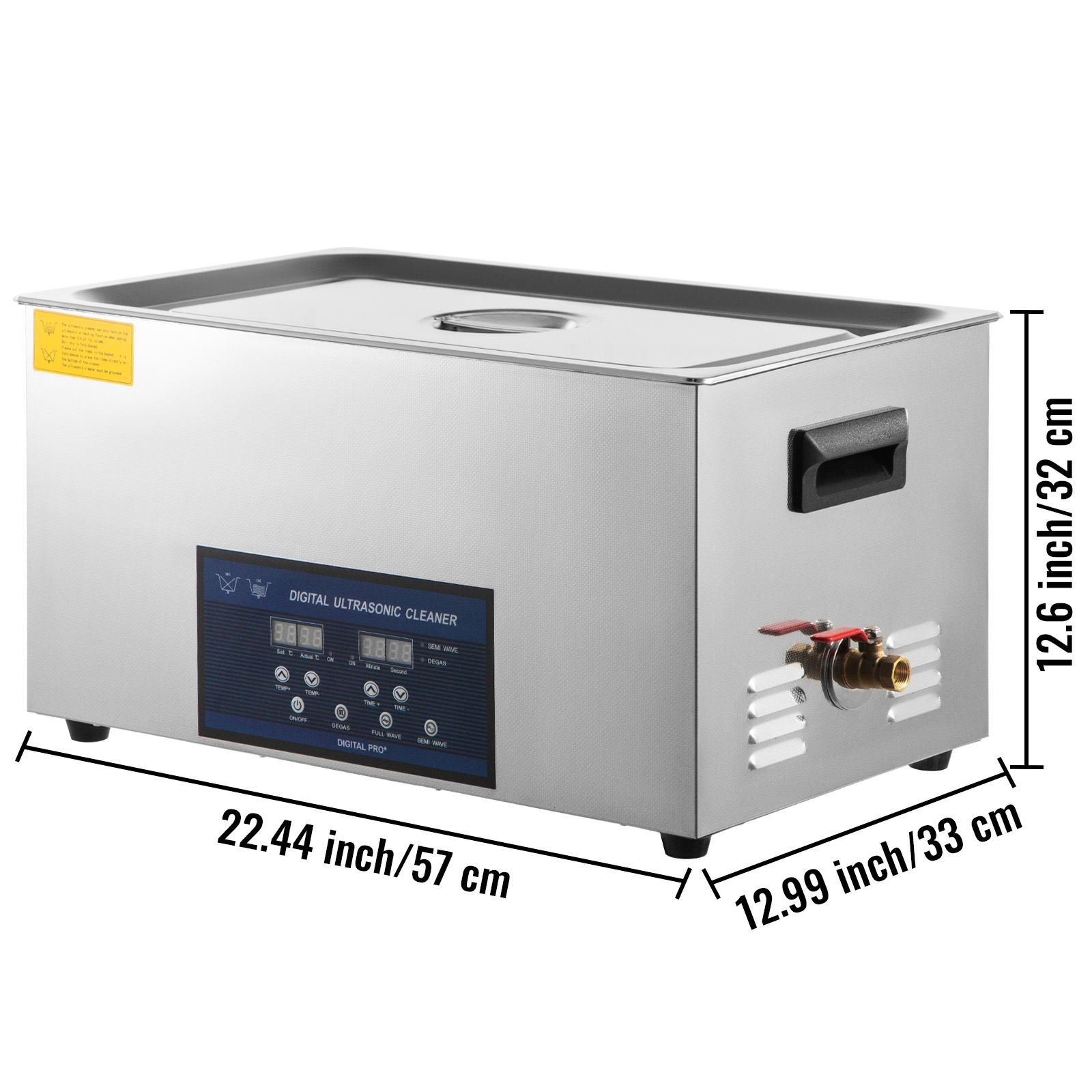 30L Ultrasonic Cleaner 28/ 40khz Dual Frequency Professional Ultrasonic Parts