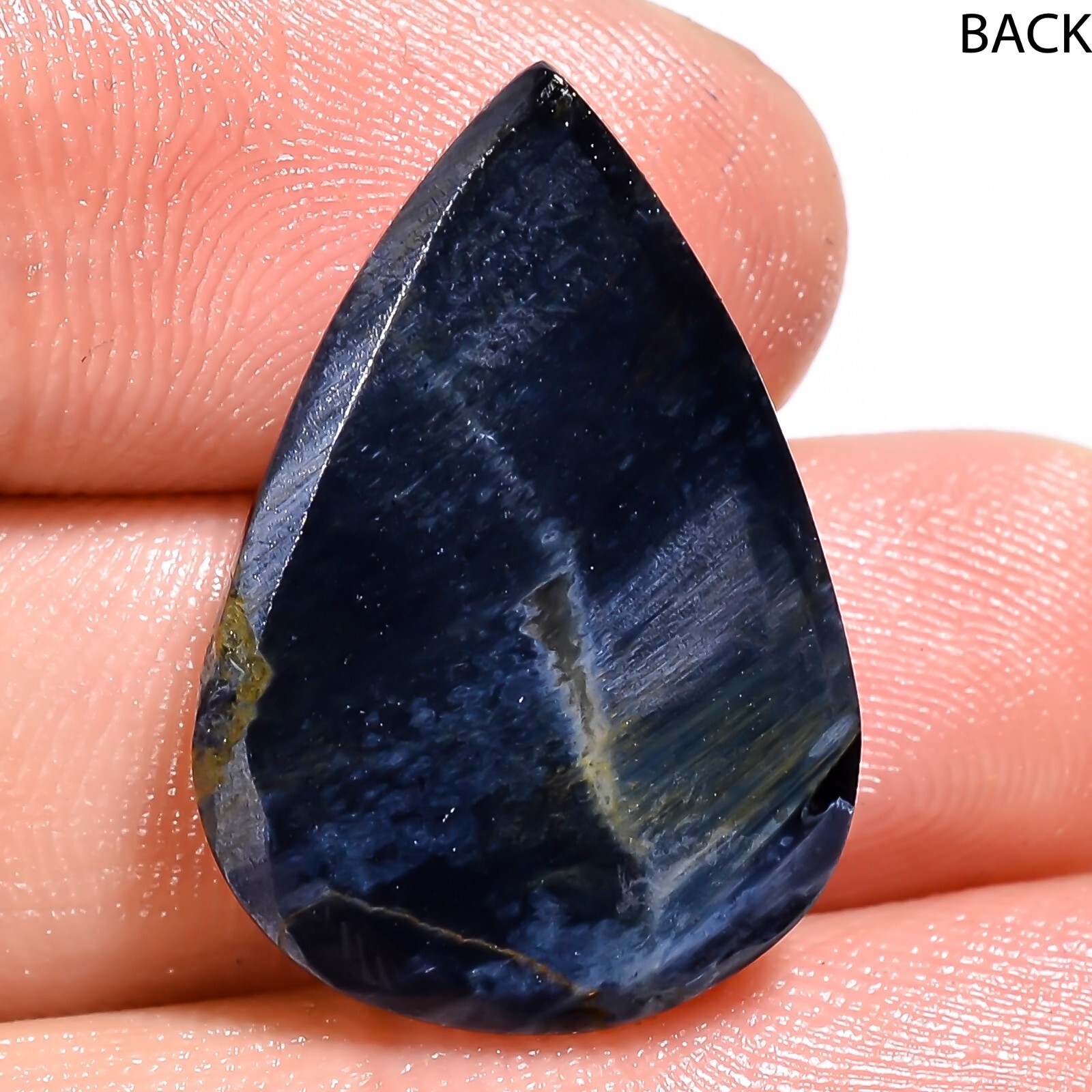 Grey PIETERSITE 16.05CTS 17X24X6mm A+ Natural Pear Cabochon Loose Gemstone BC-63
