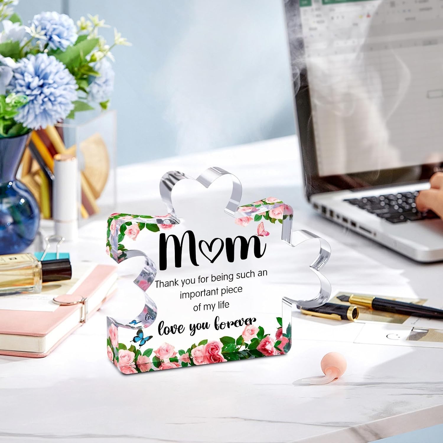 Stylish Tabletop Acrylic Puzzle Piece – Heartwarming Gift for Every Occasion