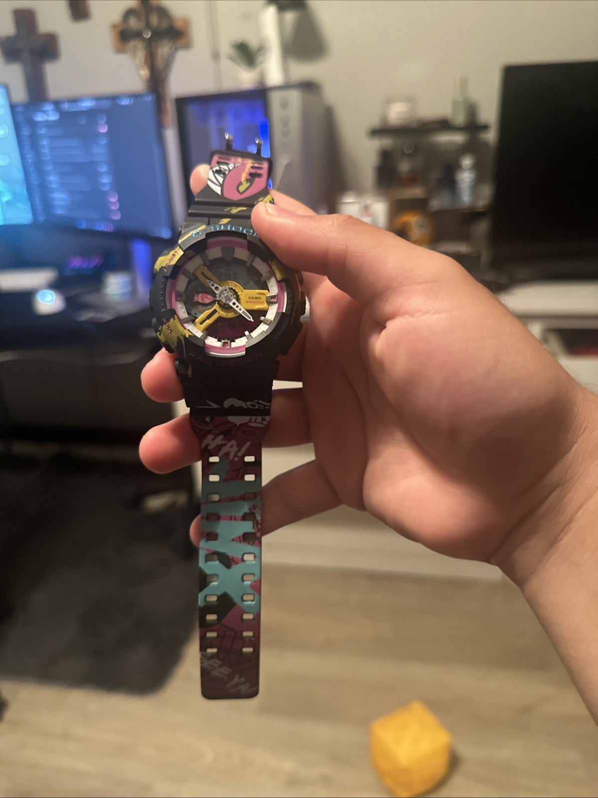 Casio G-Shock x League of Legends GA-110LL-1A Jinx Collab Watch